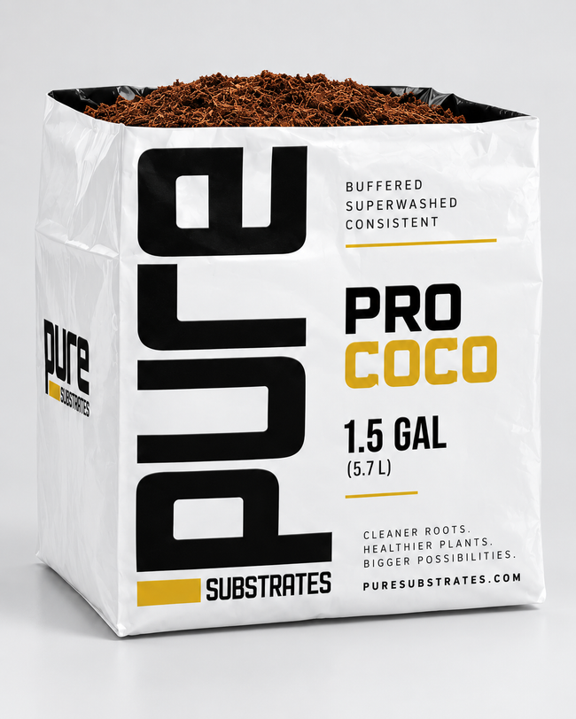 Pro Coco. Open top. 1.5 gallon.