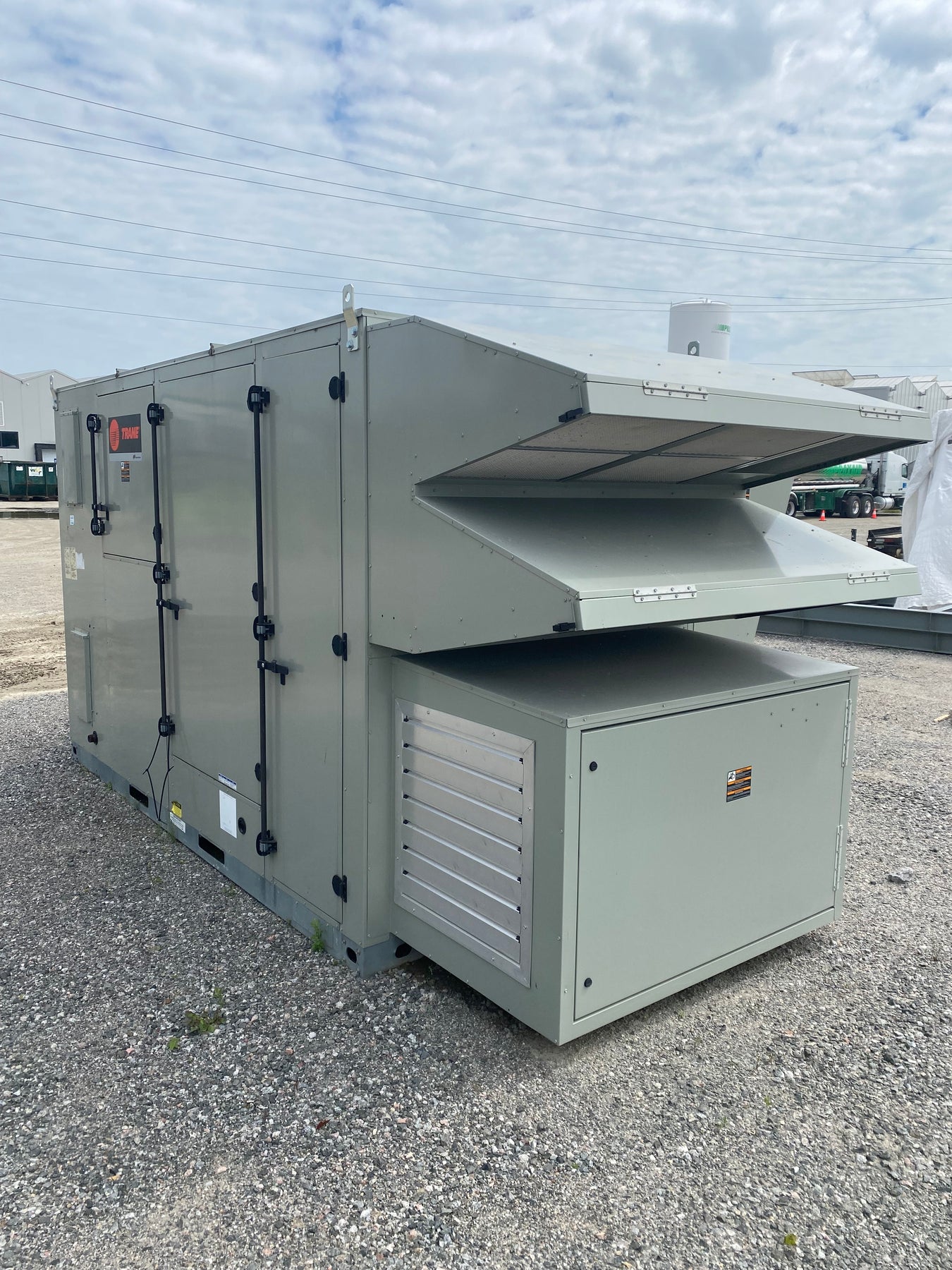 Trane forced air furnace with cooling (RTU) NEW Growhaus Supply