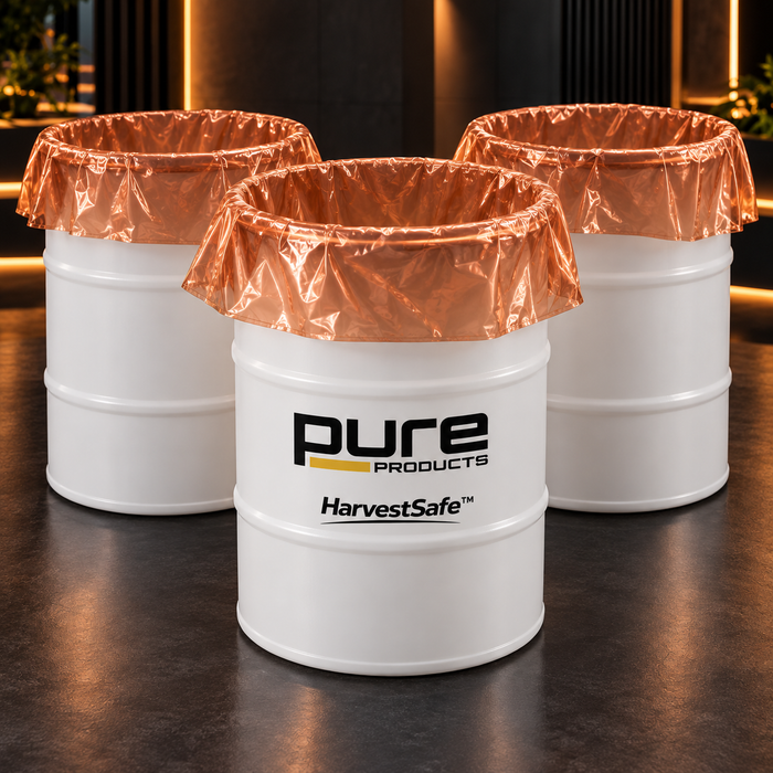 HarvestSafe Drum Liner - 55 Gallon 36" x 60" (50 bags)