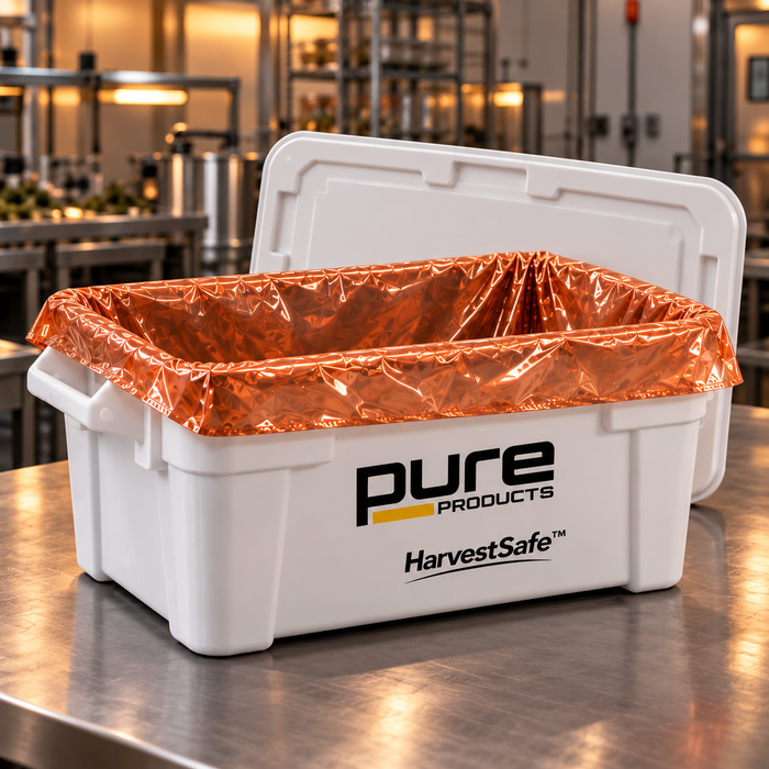 HarvestSafe Tote Liner - 27 Gallon 52" x 32" (50 bags)