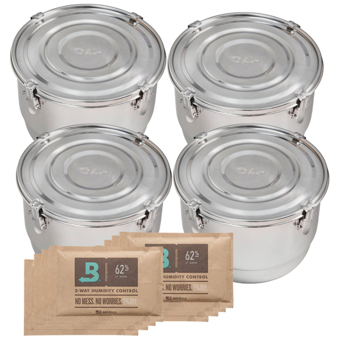 8 L/2 Gal CVault (4 pack)