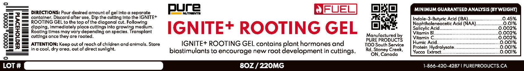 PURE FUEL Pro Line - IGNITE+ Rooting Gel – Growhaus Supply